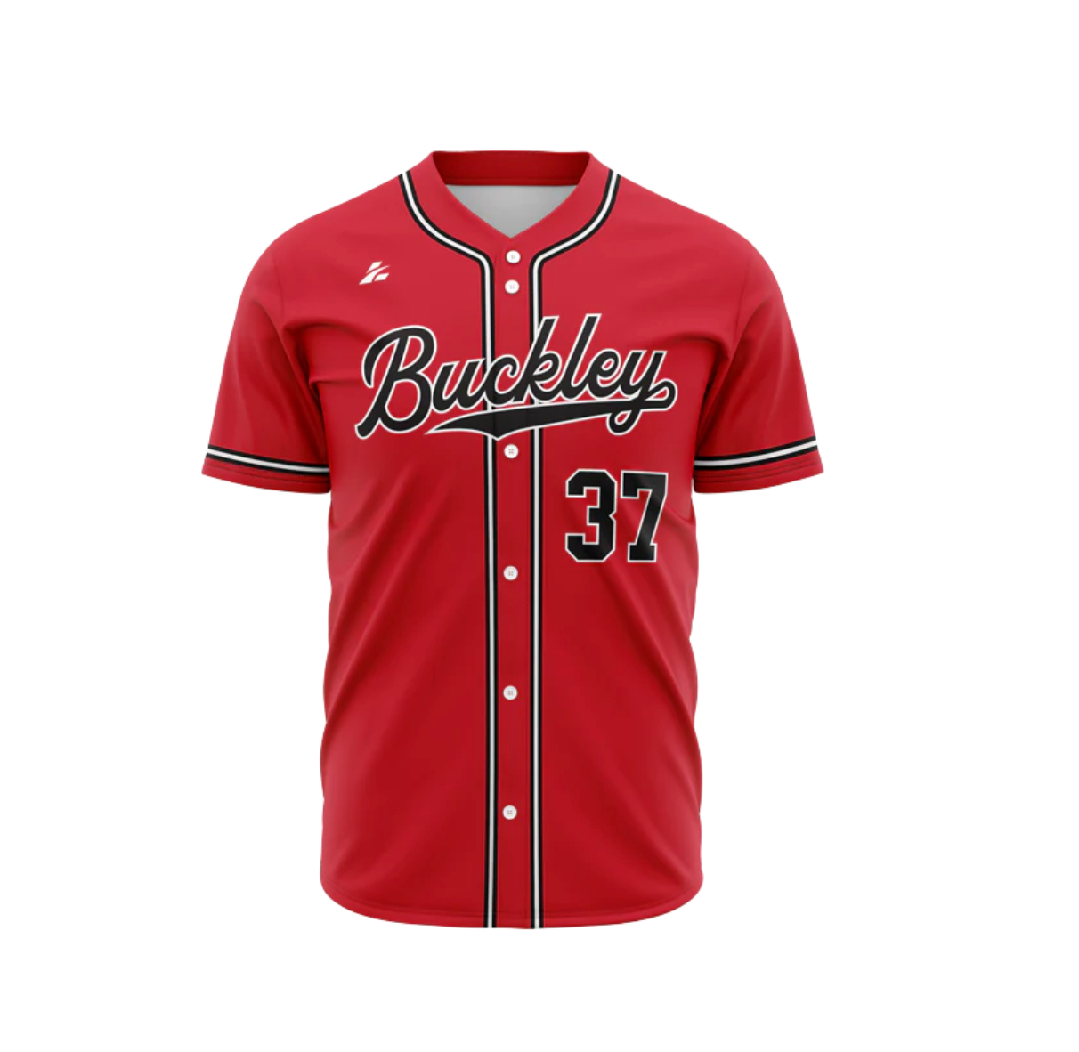 Full button baseball jersey on sale