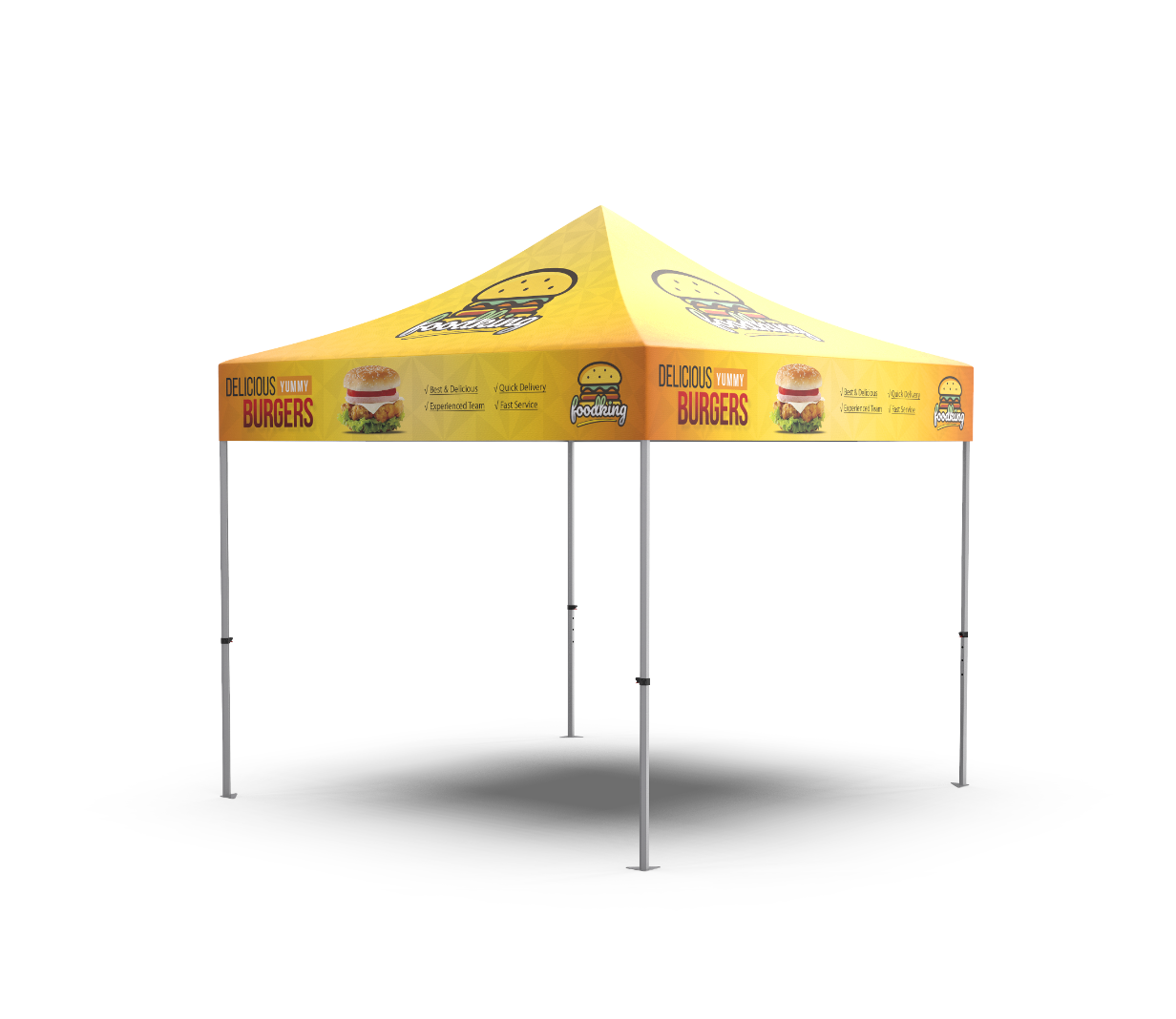 10’x10′ Dye Sublimated Canopy